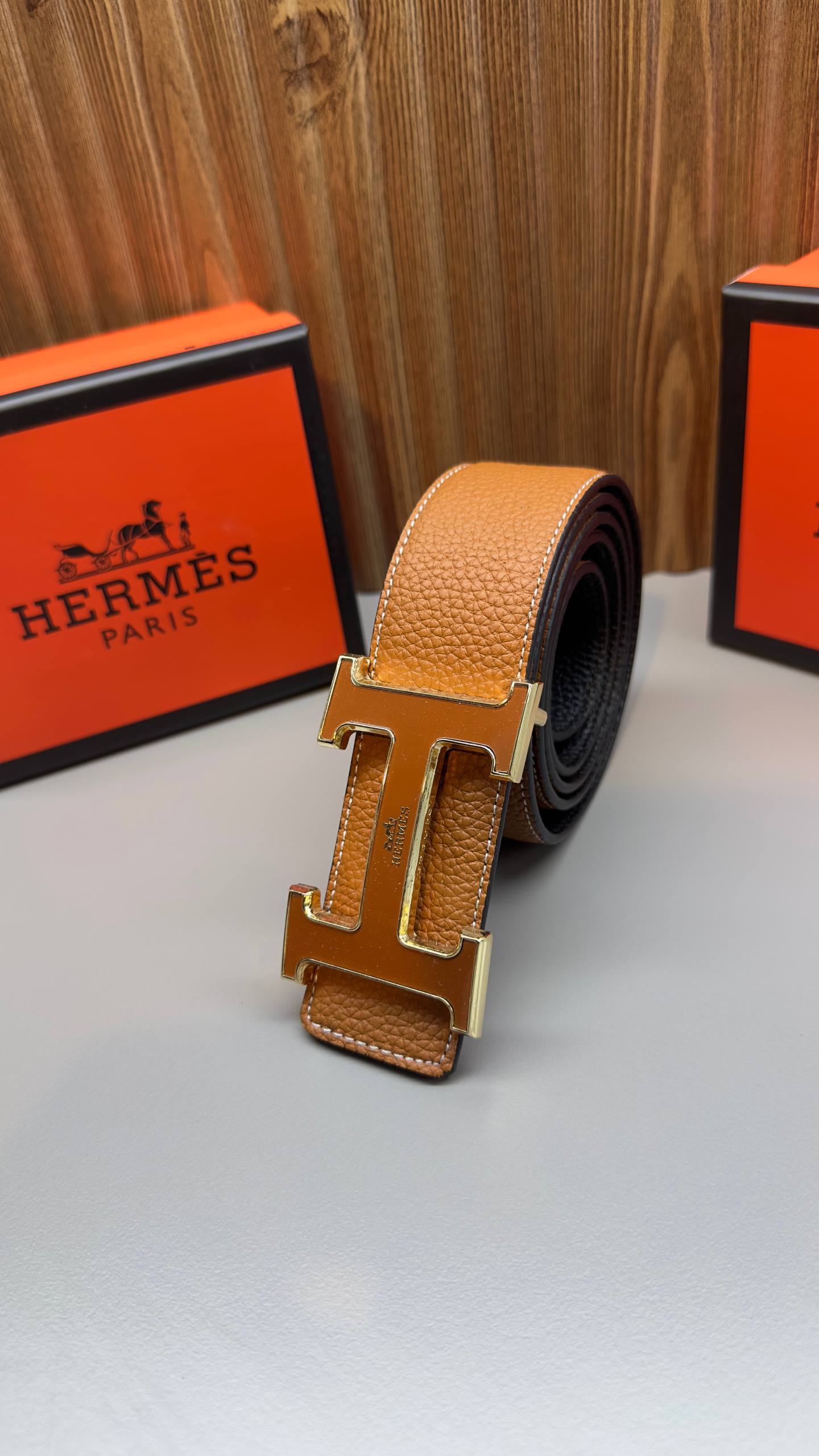 HMS Leather Belt - Brown