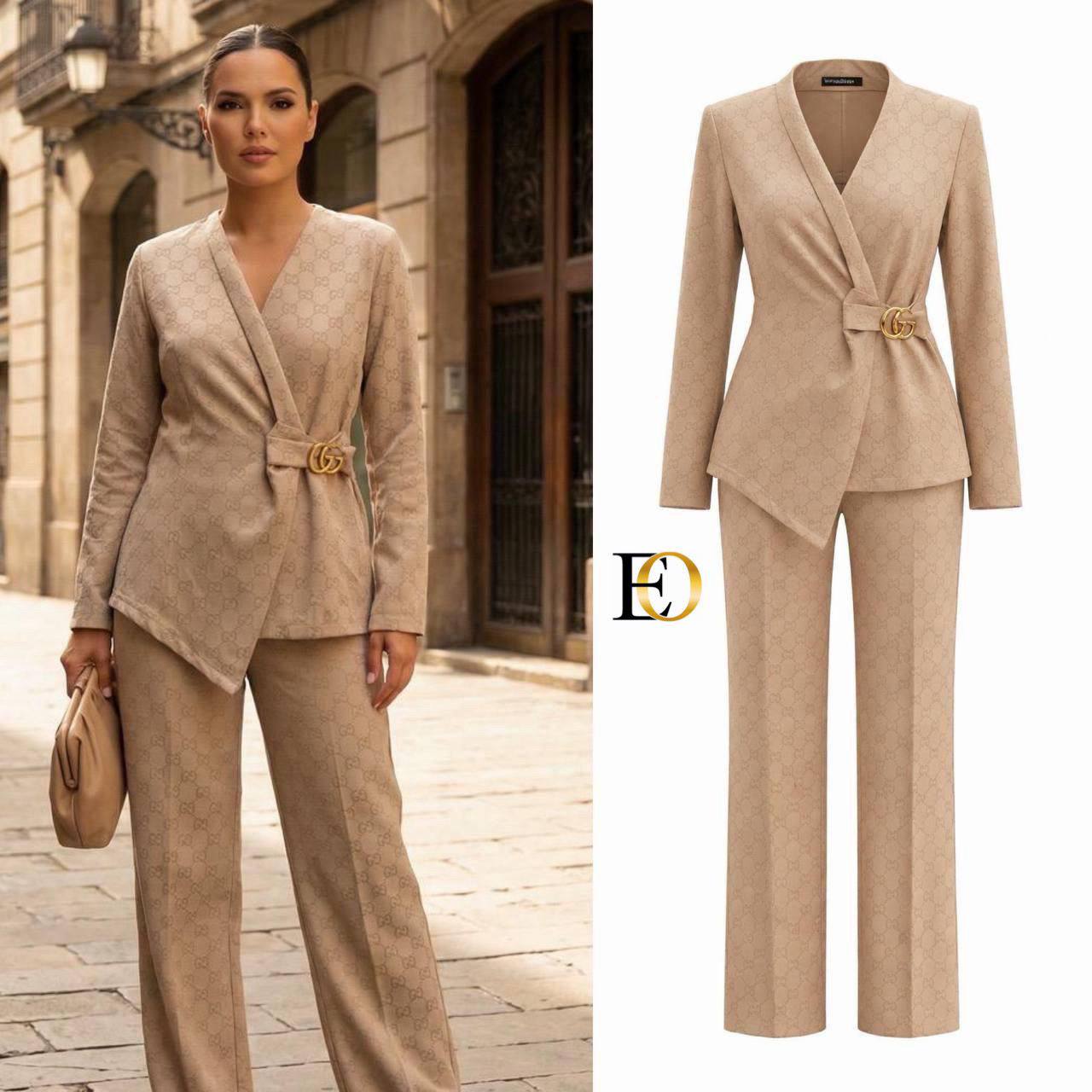 Woven Fabric 2-Piece Set