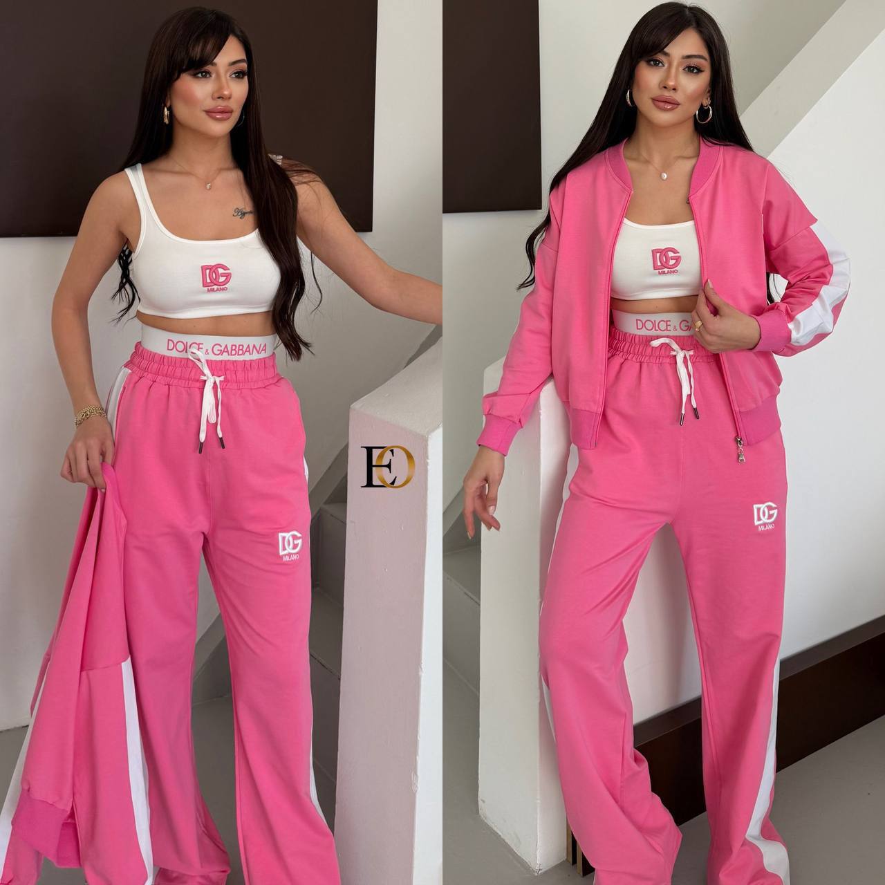D G Fabric 2-Thread Cotton 3-Piece Set