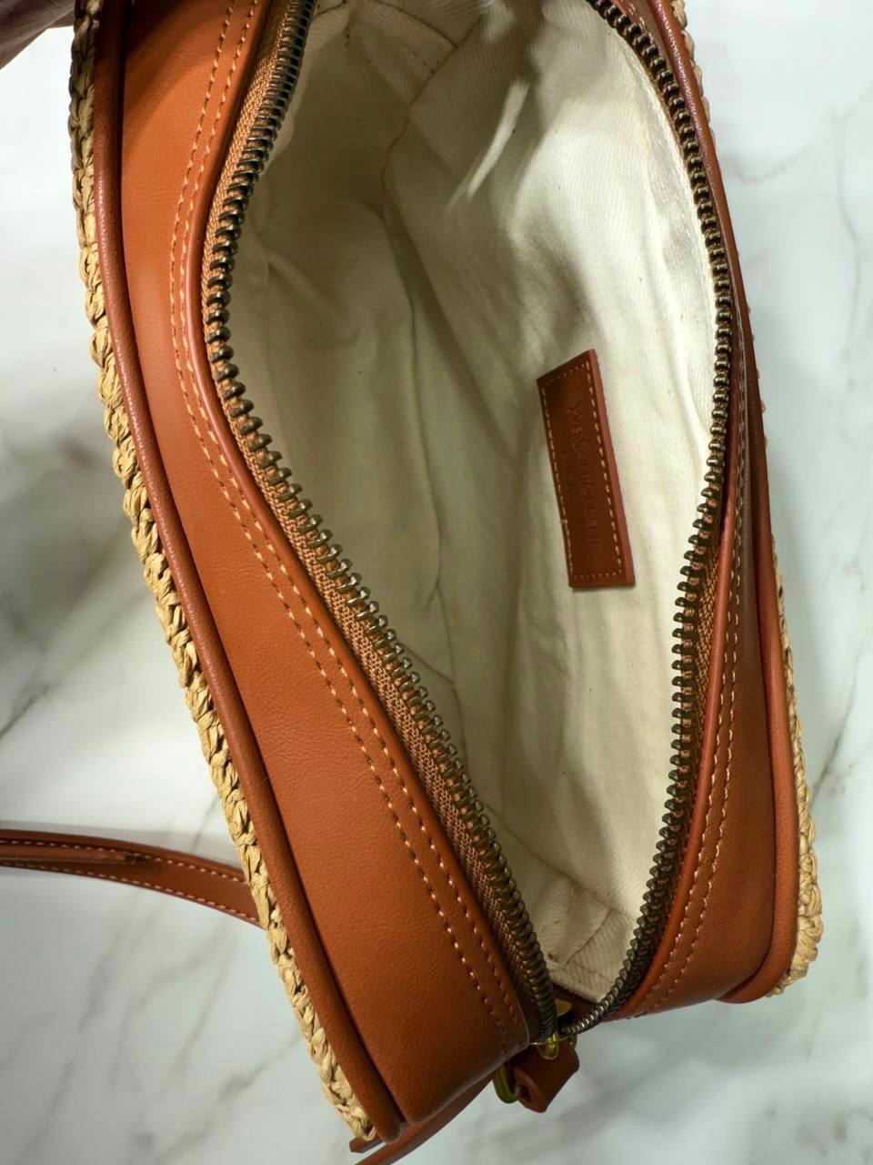 Raffia Lou Camera Bag