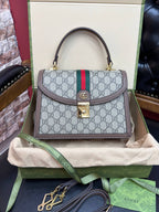 Ophidia medium top handle bag