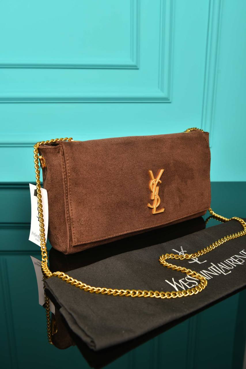 Medium Reversible Kate Flap Bag - Suede