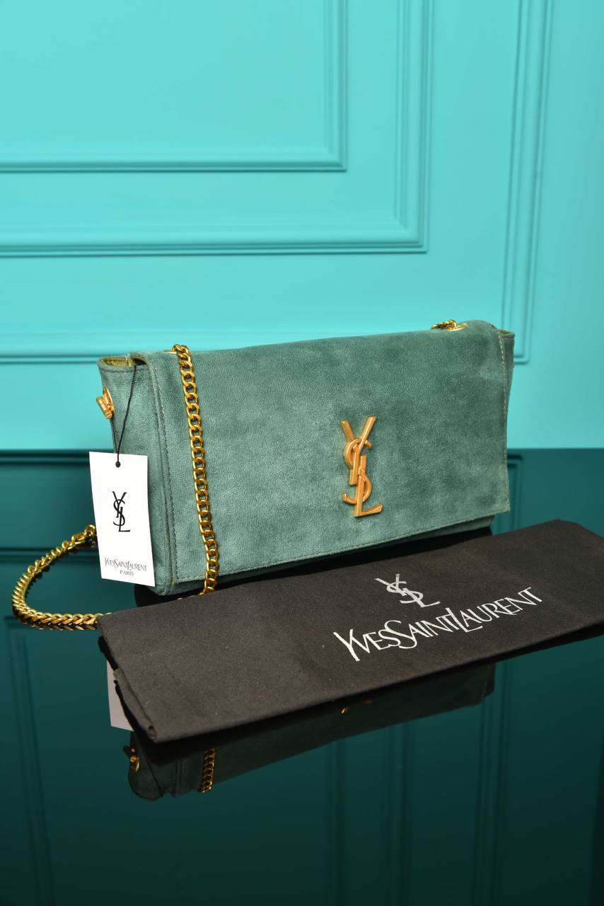 Medium Reversible Kate Flap Bag - Suede