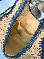 ICARE MAXI SMALL Raffia beach BAG