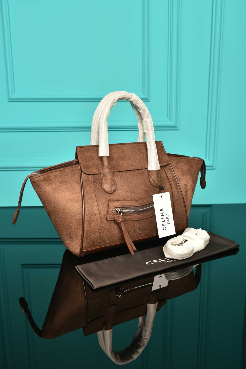 Small New Luggage Supple in Suede