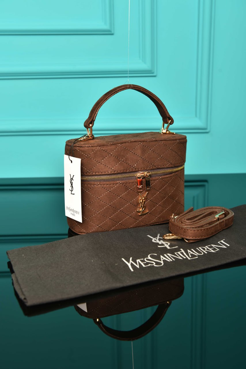 Gaby Vanity Bag in Suede