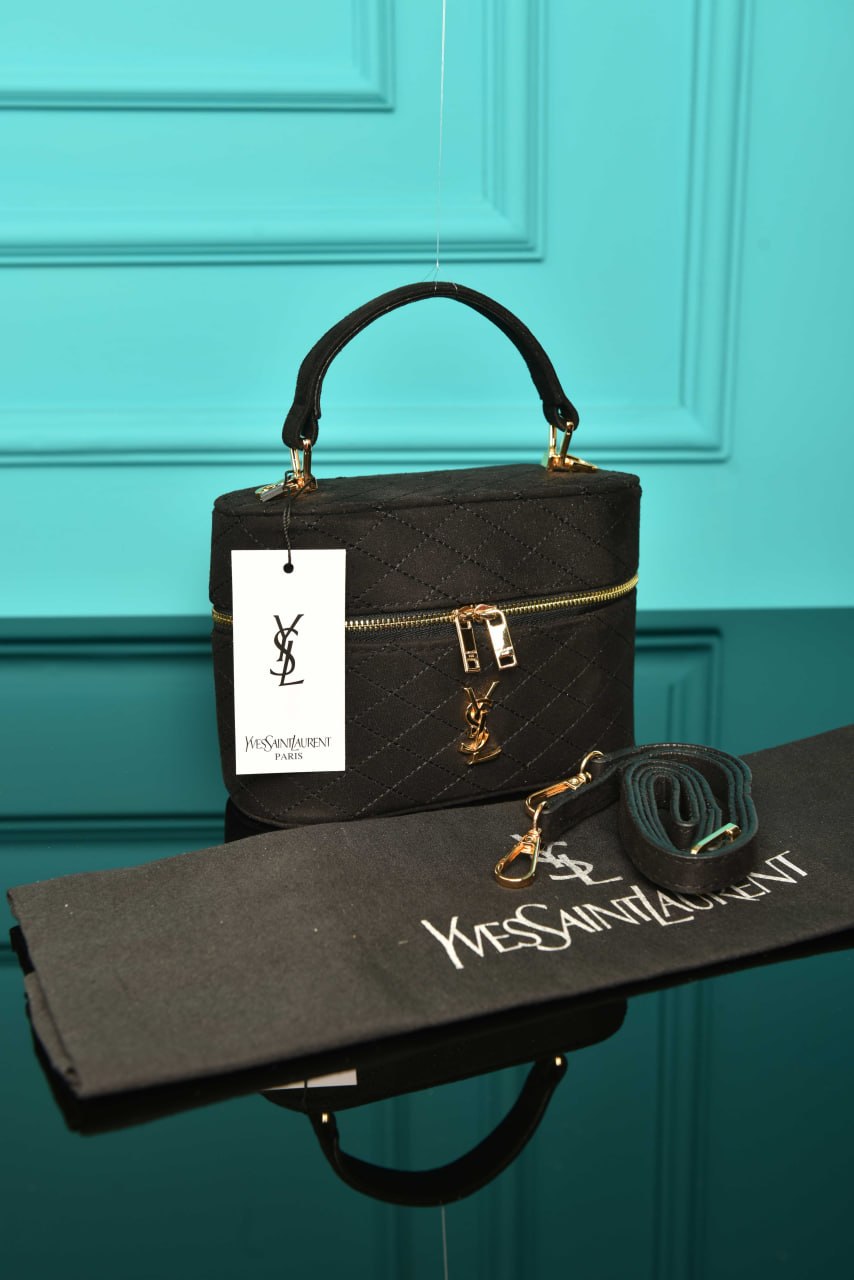 Gaby Vanity Bag in Suede
