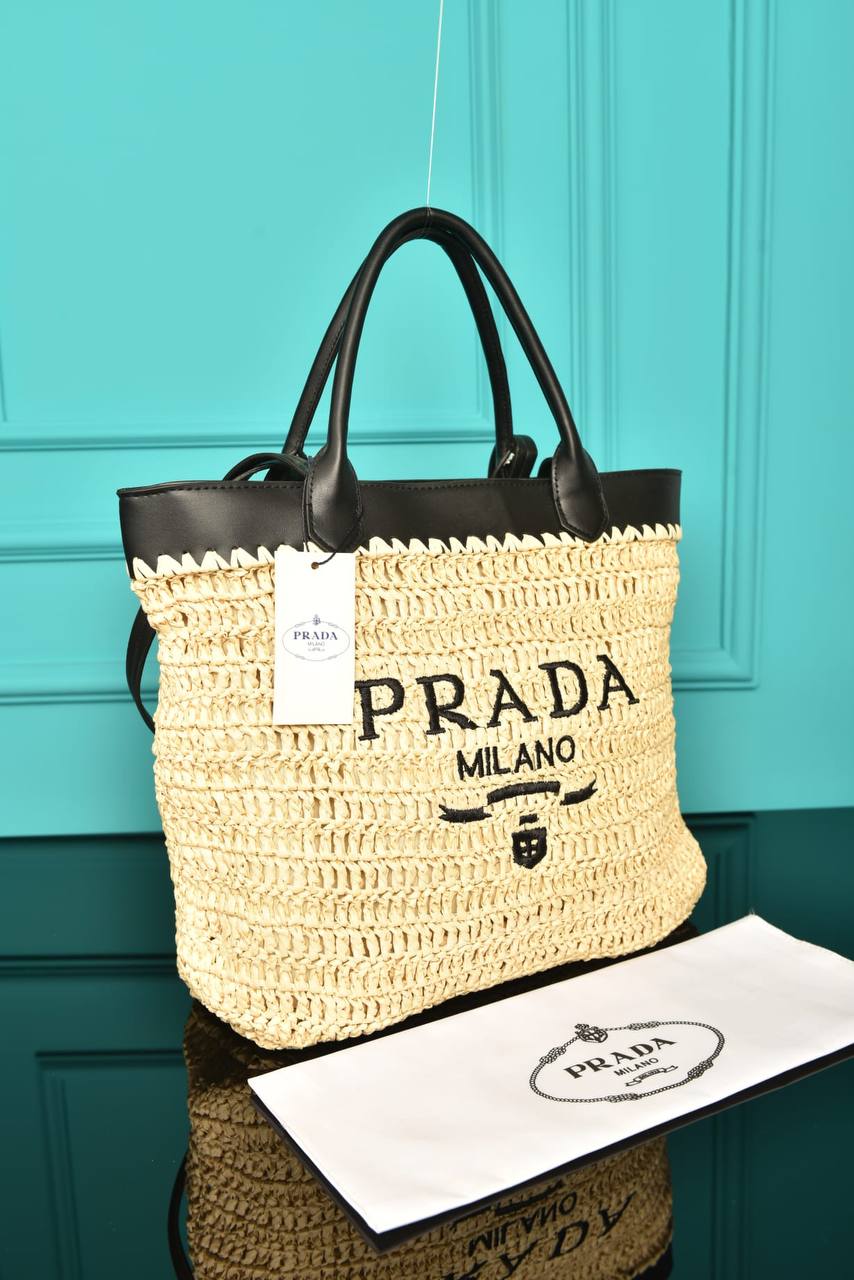 Crochet and Leather Bag