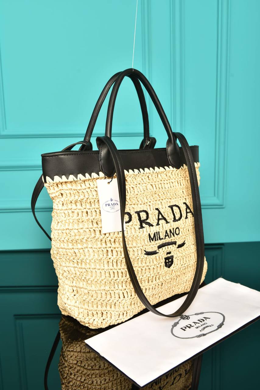 Crochet and Leather Bag