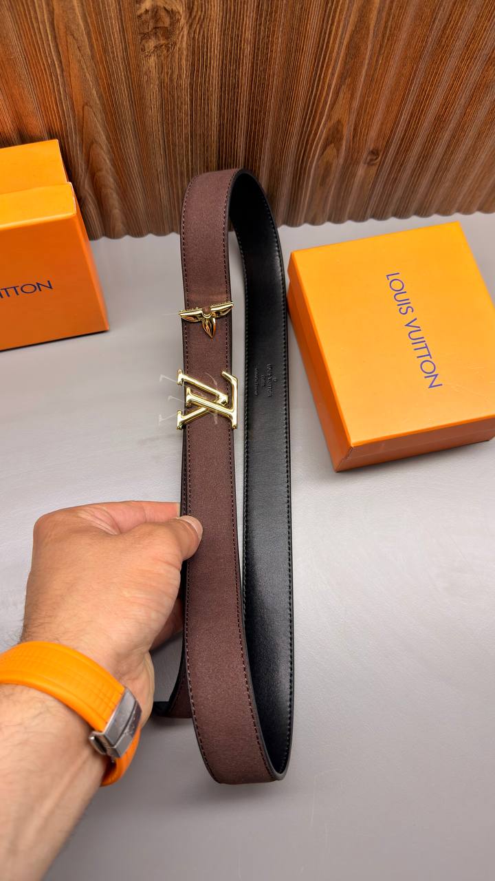 Anti-tarnish steel buckle   Genuine leather